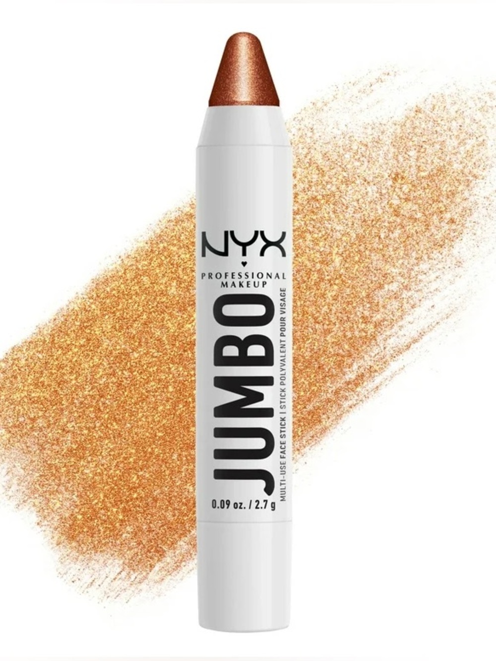 NYX Jumbo Multi-Use Face Stick Highlighter - Flan, NEW